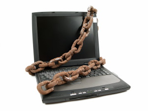 Image of a secured computer